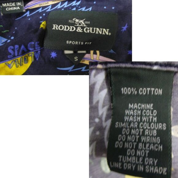 Rodd & Gunn Sports Fit Vacation All Over Graphic Short Sleeve Button-Up Top - Picture 4 of 9